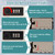 KYODOLED Key Storage Lock Box with Code, Locking Key Cabinet, 40 Key Holder Wall Mount with Combination Lock, Hooks & Tags Labels for Home, Office, Business, 2.5" D x 8.1" W x 12.1" H, White