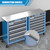LARBANKE Metal Storage Cabinet System with Lock and Keys,Storage Cabinet System with 3 Wall Cabinet,One 5-Drawer Tool Chest and One 7-Drawer Tool Chest,Universal Brake Wheel &Padded Feet Attached