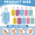 Dimsile 50 Pcs Inspirational Mini Hand Sanitize Bulk You're Awesome Reminder Appreciation Gifts Motivational Hand Sanitize for Coworker Stuff Employee Favors 1fl oz Travel Size for Party Supplies