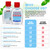 Latalia Mini Hand Sanitizer Travel Size Bulk Pack of 96 | 80% Alcohol Gel Unscented Non Drying Moisturizing For Non-Sticky, Gentle & Fresh Hands Small Hand Sanitizer Bulk Anytime