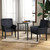 Giantex Office Waiting Room Chairs, Fabric Executive Guest Chair, Upholstered Reception Chair with Padded Arms, Backrest, Wood Legs, Guest Chairs for Meeting Room, Conference Room Chairs
