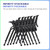 BLANEDUO, 10 Pack Stackable Conference Room Chairs with Paddle Folding Office Chair Foldable Desk Chair Mesh Back and Arms for Conference Meeting Guest Reception Home Office Training Room Chair Black
