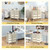 COSTWAY 12-Drawer Rolling Storage Cart, Moveable Art Craft Organizer W/Lockable Wheels, Metal Shelf, Files Arrangement Tools Makeup Storage Cart for Office, Home, School, White