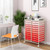HOMGX Storage Cart with 20 Drawers, 20 Tier Multicolor Rolling Cart, File & Debris Storage Drawers on Lockable Wheels, Rolling Drawer Cart for Office/School/Home, Gradient Pink