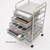 6-Tier Rolling File Cart with Mesh Drawers - 66 lb Capacity Mobile Storage for Office & Home, Includes Labels & 4 Wheels