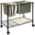 Mount-It! Rolling File Cart with Locking Casters, Mobile Filing Cabinet for Letter and Legal Size Folders, Commercial Grade Steel with Storage Shelf, Fits Under Desk, Black | 23" W x 13.5" D x 20" H
