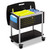 Safco Scoot Mobile File Cart with Work Surface, Fits Letter and Legal-Size Hanging Folders, Includes a Locking Lid & Key