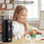 AFMAT Electric Pencil Sharpener, Auto in & Out, 5 Nibs, 7K+ Uses, Fully Automatic Pencil Sharpener for Classroom, Rechargeable Hands-Free Sharpeners for Jumbo/Colored Pencils (φ6.5-12mm) PSC3(Black)