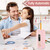 Electric Pencil Sharpener, Fully Automatic Pencil Sharpener for 6.9-10.8mm Colored/Jumbo Pencils, Auto in & Out, Rechargeable Hands-Free Sharpener for Classroom Home Office, Pink