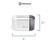 OfficeGoods Mini-Pro Electric Pencil Sharpener - Cordless Portable Sharpener - Battery Operated - Compact & Powerful for Home, Office & School - White