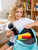 JARLINK Automatic Electric Pencil Sharpener - Hands-Free Operation, 3 Sharpness Modes, 3-Second Sharpening, Rechargeable & Portable for 7-12mm Pencils, Ideal for Classroom and Home Use (Black)