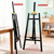 Black Wooden Easel Stand for Sign, 47" Adjustable Painting & Display Easel for Adults, Beginners and Students - Folding Portable Artist Easel for Canvas, Wedding, Poster