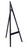 Wooden Display Easel with Height-Adjustable Pegs, 60 inches Tall - Black