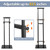 STANDNEE Poster Stand Heavy Duty Poster Board Stand, Double-Sided Poster Sign Stand Up to 83 inches, Adjustable Poster Holder for Outdoor Display, 1PACK, Black