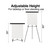 Staples Tri-Lite Display Easel, Black Steel, 2/Pack