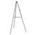 Quartet Easel, Aluminum, Lightweight, Telescoping, 66" Max. Height, Supports 25 lbs, Black (51E)