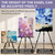 AROIC Art Painting Artist Easel Stand, Painting Display Easel Stand,Portable Adjustable Iron Tripod Display Stand with Bag, Height from 20 to 66 in for Table-Top/Floor Drawing and Displaying(8 Pack)