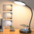 Sailstar Desk Lamp for Home Office, Small Desk Lamp with Wireless Charger, Dimmable 3 Color Modes Study Lamp, Adjustable Neck 800LM Eye-Caring Desk Light, Bedside, College Dorm, Adapter Included