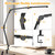 AILBTON Bright LED Desk Lamp with Clamp,Eye Caring Architect Led Desk Lights with Adjustable Swing Arm for Office Home,Dimming and Tempering Led Table Light