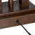 Possini Euro Design Deacon 26" High Modern Desk Table Lamp with USB Charging Ports A+C and AC Power Outlet in Base Gooseneck LED Bronze Rectangular Linen Shade for Living Room Bedroom House Bedside