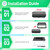 55B1H00 Toner Cartridge Black High Yield with Chip 15,000 Page-Yield Replacement for Lexmark MS331dn MS431dn MS431dw MX331adn MX431adw MX431adn MX432adwe MS331 MS431 MX331 MX431 Laser Printer 55b1000