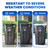 PLASTIC PRINCE 50 Gallon Trash Can, Gray Outdoor Garbage Can, Large Outside Trash Bin, Rolling Commercial Container, Outdoor Trash Can with Lid and Wheels for Back of House, Office, Warehouse, Garage