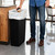 PLASTIC PRINCE 23 Gallon Slim Trash Can Kitchen, Commercial Tall Trash Bin Narrow, Rectangular Slim Jim Skinny Garbage Can for Home Garage Cabinet Restaurant, 6 Pack, Black
