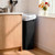 PLASTIC PRINCE 23 Gallon Slim Trash Can Kitchen, Commercial Tall Trash Bin Narrow, Rectangular Slim Jim Skinny Garbage Can for Home Garage Cabinet Restaurant, 6 Pack, Black