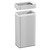 iTouchless 80 Liter / 21 Gallon Open Top Kitchen Trash Can and Recycling Bin, Rectangular Extra-Large Capacity Commercial Grade Stainless Steel, for Home, Office, Work, Business, Store, Garage
