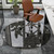 55" x 55" Round Tempered Glass Chair Mat for Carpet & Hardwood, Heavy-Duty Glass Floor Mat for Office Chair, Durable Glass Desk Mat for Home and Office, Grey