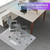 Vicwe Office Chair Mat for Carpet, 36''x 48'' Heavy Duty Chair Mat for Carpeted Floors, Easy Rolling Hard Mat for Office Chair on Carpets, Anti-Slip Carpet Protector Mat Clear,Ship Flat