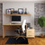 Floortex® Advantagemat®, Black, Durable Rectangular Chair Mat for Hard Floor - 48" x 60"