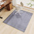 FlyEcho Glass Chair Mat 46" x 55" Heavy Duty Tempered Glass Office Chair Mat, Glass Floor Mat with Round Corner and Polished Edge for Smooth Glide, Office Chair Mat for Carpet, Hardwood Floor, Grey