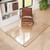InfiniGlass Tempered Glass Chair Mat 55"x46" – Ultra-Clear Office Chair Mat for Hardwood Floors & Low-Pile Carpets – Heavy-Duty 0.2" Scratch-Resistant Surface with Non-Slip Pads – Supports 1,000 lbs