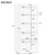Modern 83" Tall Bookshelf Suite, 5 Tier Bookshelf with Adjustable Shelves, Storage Organizer for CDs/Books/Movies, Free Standing Wood Book Shelves Suite for Living Room Study Room Office, White