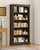 TVU 5-Tier Wooden Bookshelf, 31.5" W x 65" H ×9.9" D Bookshelf with Storage, Floor Standing Modern Style Display Bookcase for Living Room, Office, Study Room, Entryway, Brown