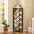 Cutogxon Tree Bookshelf - 9 Tier Floor Standing Bookshelf for Hardcover Books, Small Bookshelf for Small Spaces Wooden Book Storage Organizer Shelves for Bedroom Living Room