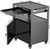 Argatin AV Cart with Keyboard Tary and Locking Cabinet Laptop Cart on Wheels Utility Carts and Pullout Tray - Max Capacity 350 lbs, 24.8''L x 18.1''W x 39.8''H