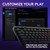 Logitech G515 Lightspeed TKL Low Profile Wireless Gaming Keyboard, LIGHTSYNC RGB, Thin Tenkeyless Design, PBT Keycaps, Tactile (Brown) Mechanical Switches - Black