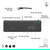 Logitech Signature Slim Wired Combo MK625 for Business, Optical Wired Mouse, Full-Size Keyboard, USB-C Plug-and-Play, Windows/Mac/Chrome/PC/laptops - Graphite
