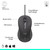 Logitech Signature Slim Wired Combo MK625 for Business, Optical Wired Mouse, Full-Size Keyboard, USB-C Plug-and-Play, Windows/Mac/Chrome/PC/laptops - Graphite