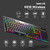 Redragon K618 PRO 3-Mode Wireless RGB Mechanical Keyboard, BT/2.4Ghz/Wired Low Profile Win/Mac Gaming Keyboard w/Ultra-Thin Design, Dedicated Media Control & Linear Red Switch