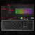 Redragon K580 PRO Wireless RGB Gaming Keyboard, 3-Modes 104 Keys Mechanical Keyboard w/Hot-Swap Socket, Dedicated Media Controls & Onboard Macro Recording, Linear Red Switch