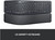 Logitech Ergo K860 Wireless Ergonomic Keyboard - Split Keyboard, Wrist Rest, Natural Typing, Stain-Resistant Fabric, Bluetooth and USB Connectivity, Compatible with Windows/Mac, Black