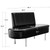 OmySalon Waiting Room Bench Seating,Salon Reception Bench Office Chair with Backrest, 59.1'' Heavy Duty Guest Lobby Chair for Beauty Barber Furniture, White