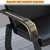 YVYKFZD Waiting Room Bench with Arms, PU Leather Waiting Room Chairs, Office Guest Reception Chairs, Lobby Conference Reception Chair Seating for Airport Bank Hospital(3 Seat)