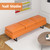 kinbor Waiting Room Bench for Salon - Modern Bench Waiting Room Chairs, Upholstered Lobby Chairs Reception Area Leather Bench Furniture with Metal Legs, 3 Seat