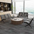 wonline Waiting Room Bench, Waiting Room Chairs with Padded Arm, PU Leather Office Furniture Lobby Conference Reception Bench Office Guest Seating for Clinic Airport Hospital Barber Salon Bank