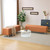 OmySalon Waiting Room Bench Seating Faux Leather, 53.9’’ Office Guest Chair Reception Chair, Lobby Furniture for Conference Room Beauty Salon Barbershop Small Space