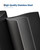 Garvee 13 gal (50 L) and 2.6 gal (10 L) Metal Trash Can Combo Set, Rustproof Garbage Can with Lid, Step-on Trash Bin with Inner Bucket, Rear Handle, Black